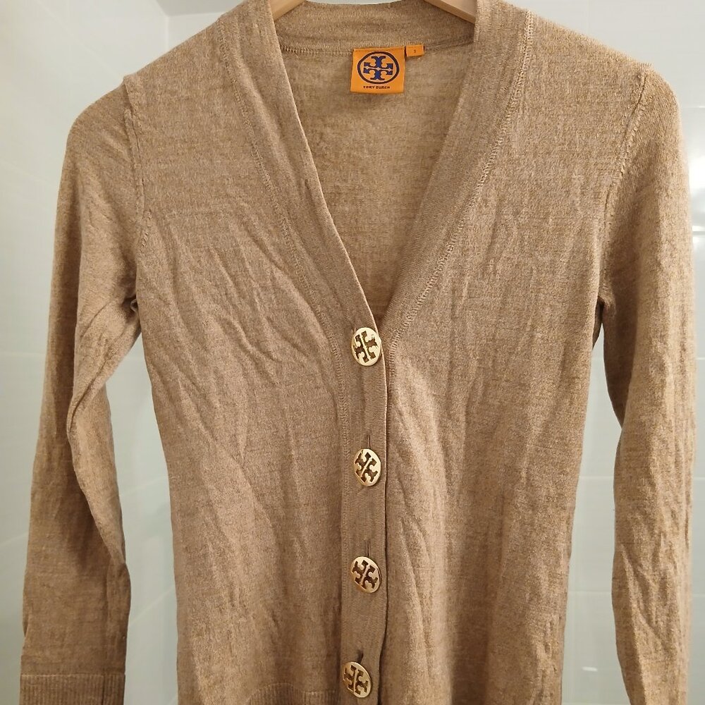 Tory Burch Merino Wool Cardigan
